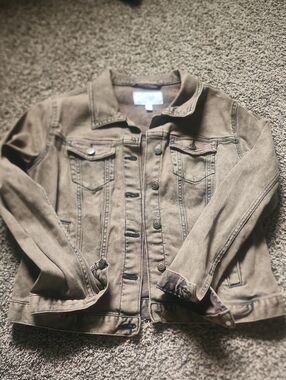 Time and Tru Brown Jean Jacket